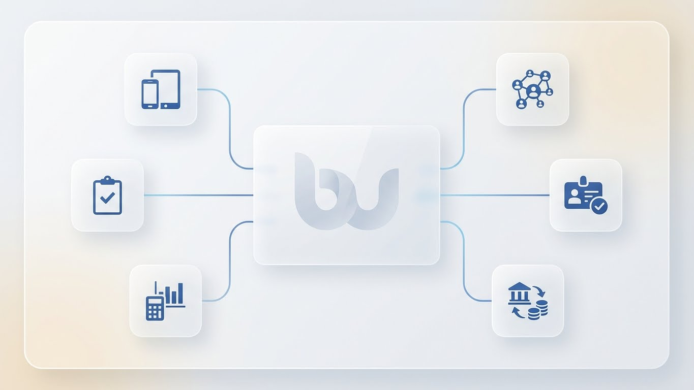 Omnichannel life insurance journeys across mobile, web, and intermediary portals connected through a single platform.