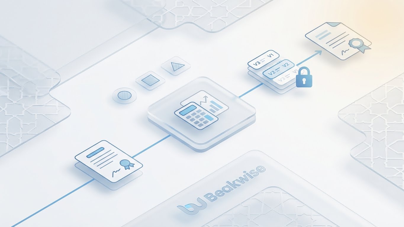 Life insurance pricing and rating engine governance visual showing versioned models connected to quote-to-bind decisions with audit controls.