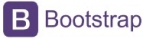 Bootstrap web development technology logo