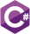 C# programming language logo